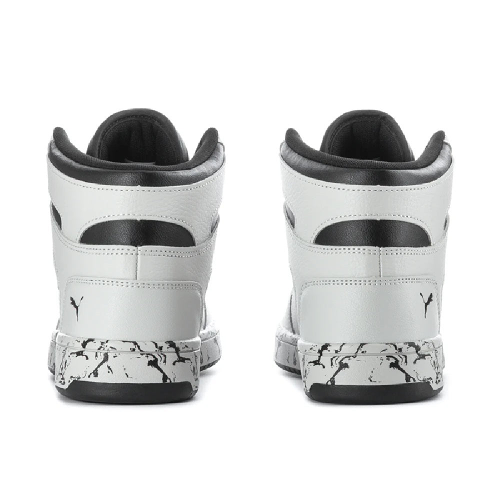 Big Kid's Puma Rebound Layup RCL Marble JR Light Gray-Black (405207 01)