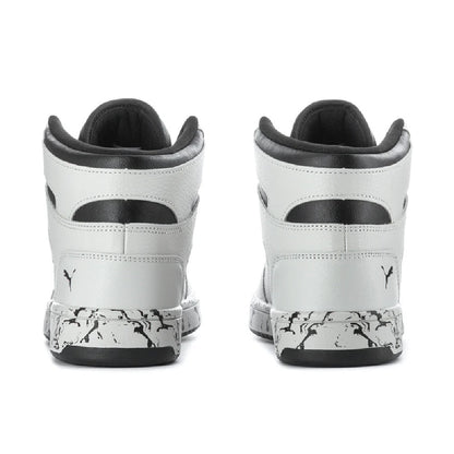 Big Kid's Puma Rebound Layup RCL Marble JR Light Gray-Black (405207 01)