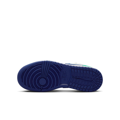 Big Kid's Jordan 1 Low Sail/Deep Royal Blue (553560 147)