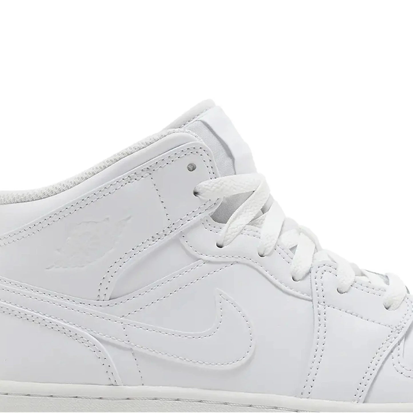 Air Jordan 1 Mid 'Triple White' GS (2023)