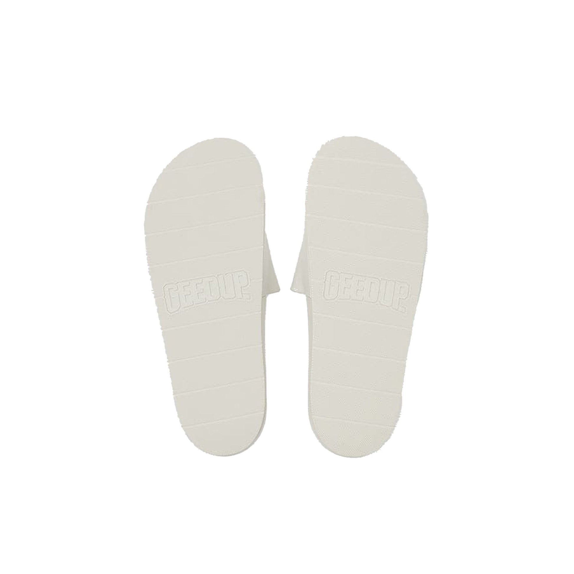 Geedup Core Logo Emboss Slides 'Bone' (2025)