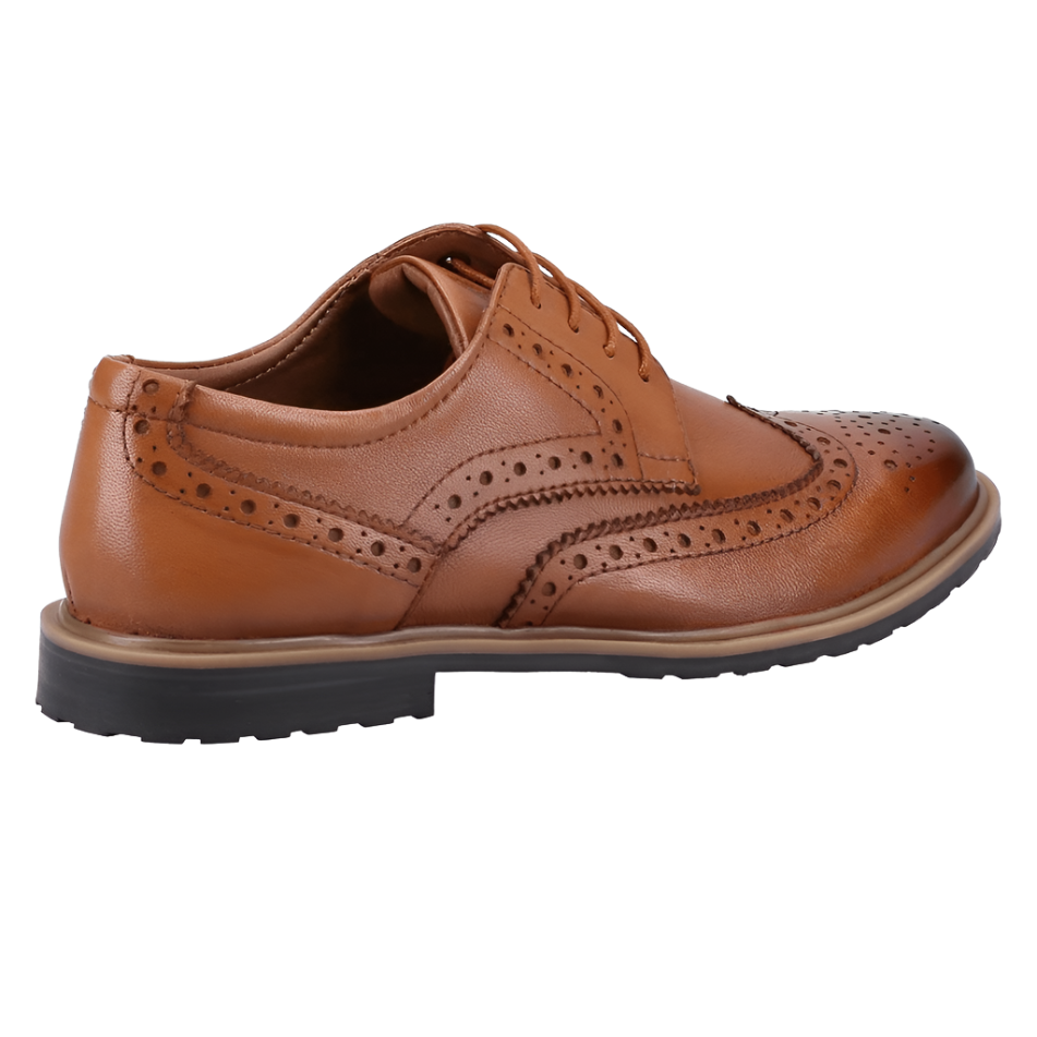 Hush Puppies Womens Verity Brogue Tan