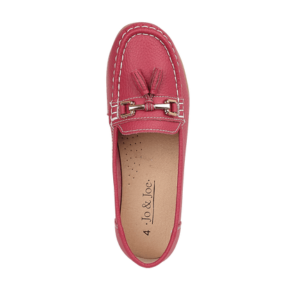 Jo & Joe Womens Loafer Nautical Fuchsia