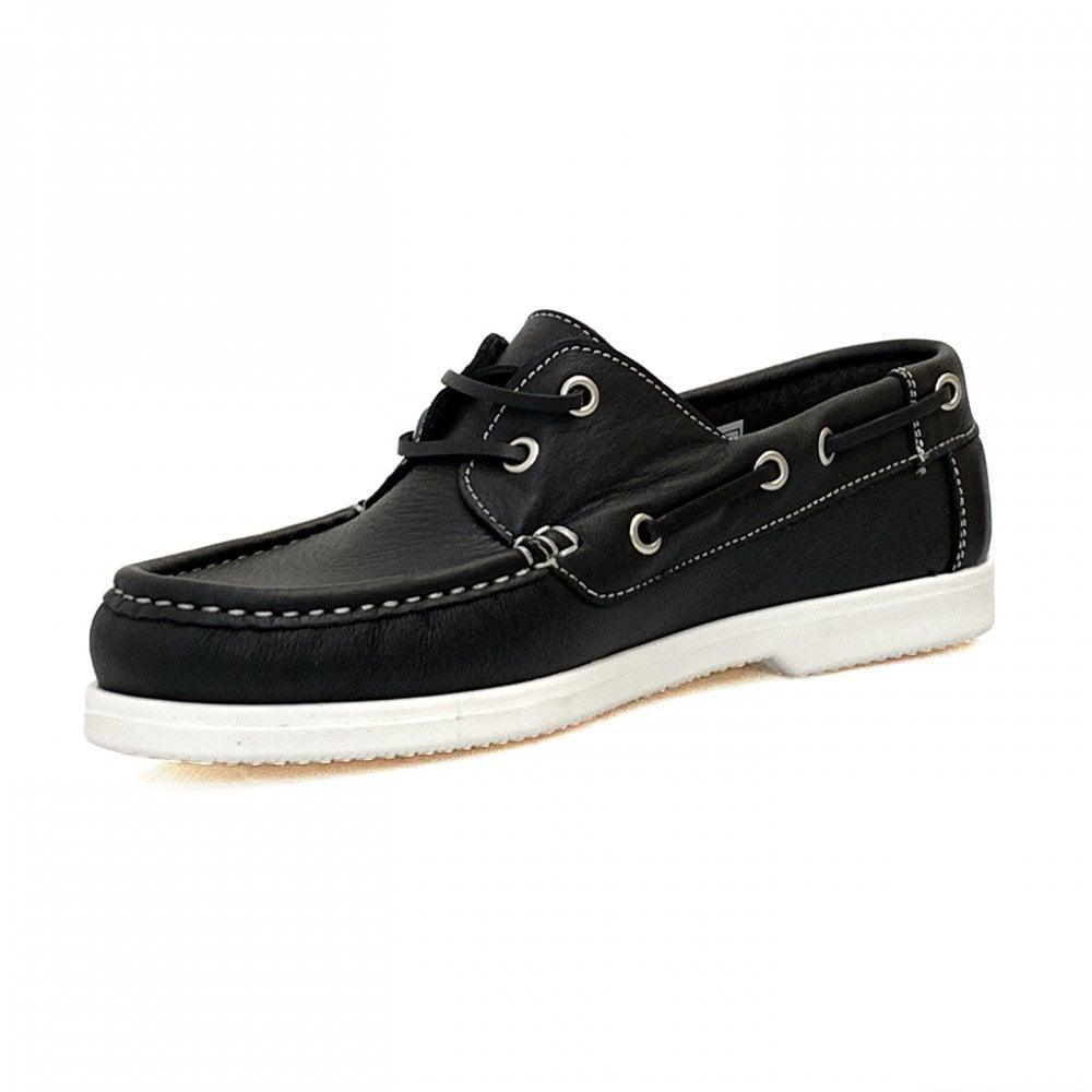 Lauren Thomas Womens Boat Shoe 82249 Black