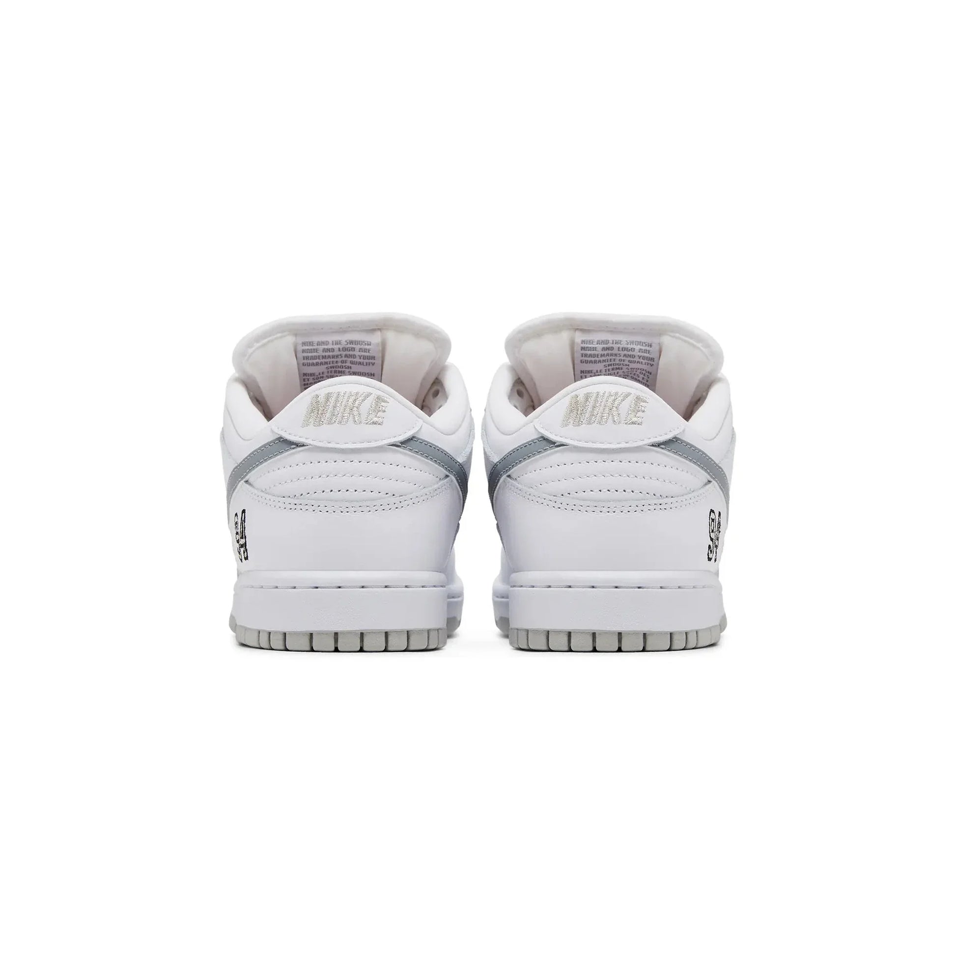 Nike SB Dunk Low Supreme 94 'White Metallic Silver' (2025)