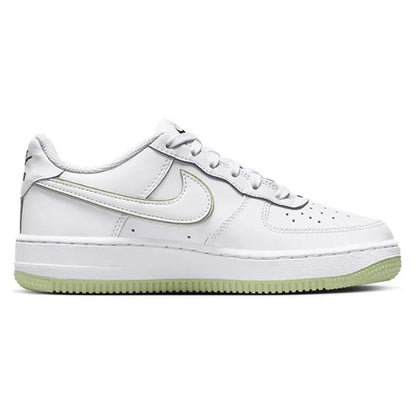 Big Kid's Nike Air Force 1 White/Honeydew-White-Black (CT3839 108)