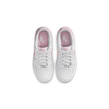 Big Kid's Nike Air Force 1 White/Med Soft Pink-White (CT3839 115)