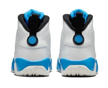 Big Kid's Jordan 9 Retro "Powder Blue" Summit White/Black (FV0143 101)