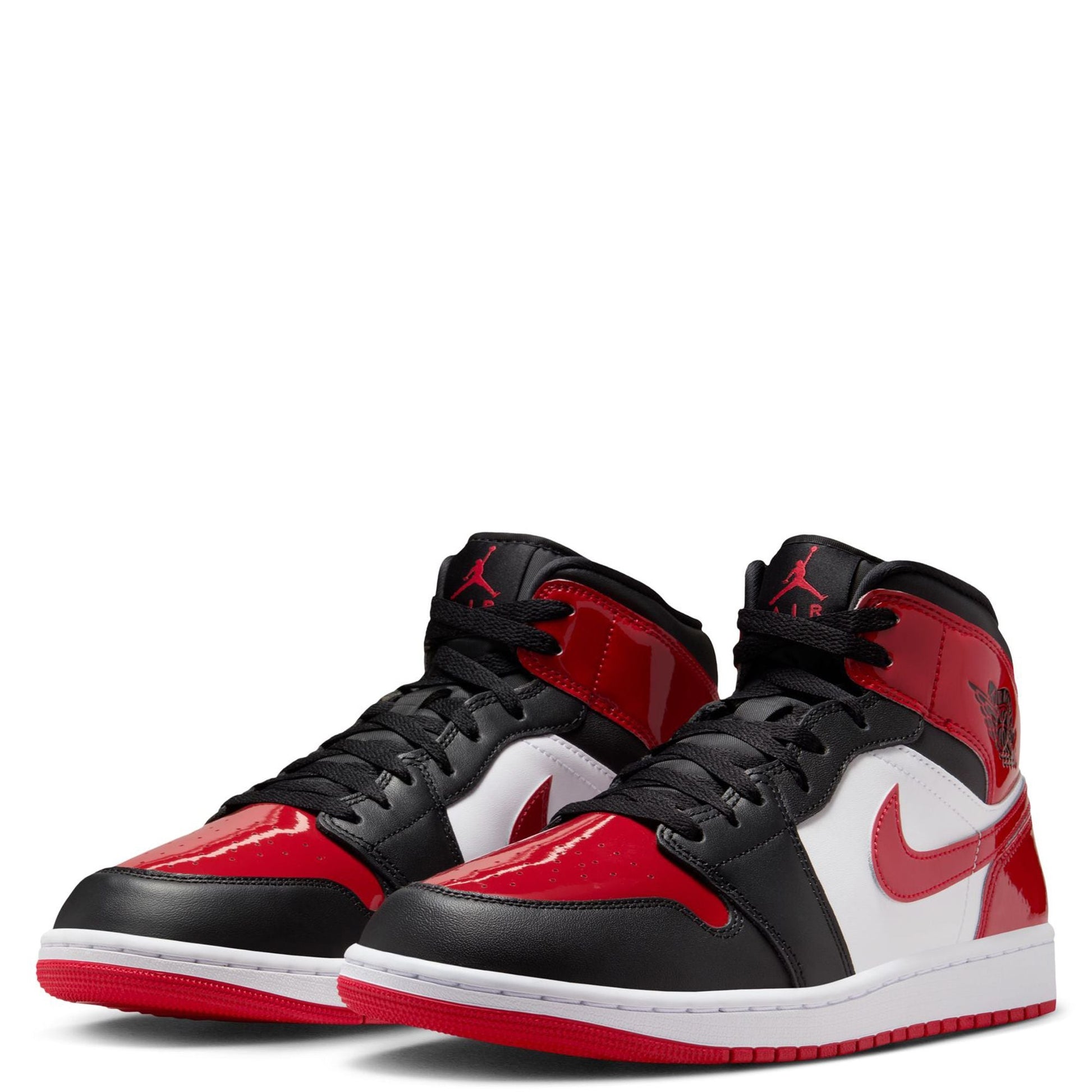 Men's Jordan 1 Mid SE Black/varsity Red-white (hv4091 006) Sneakers - Premium Brand Shoes for Men and Women