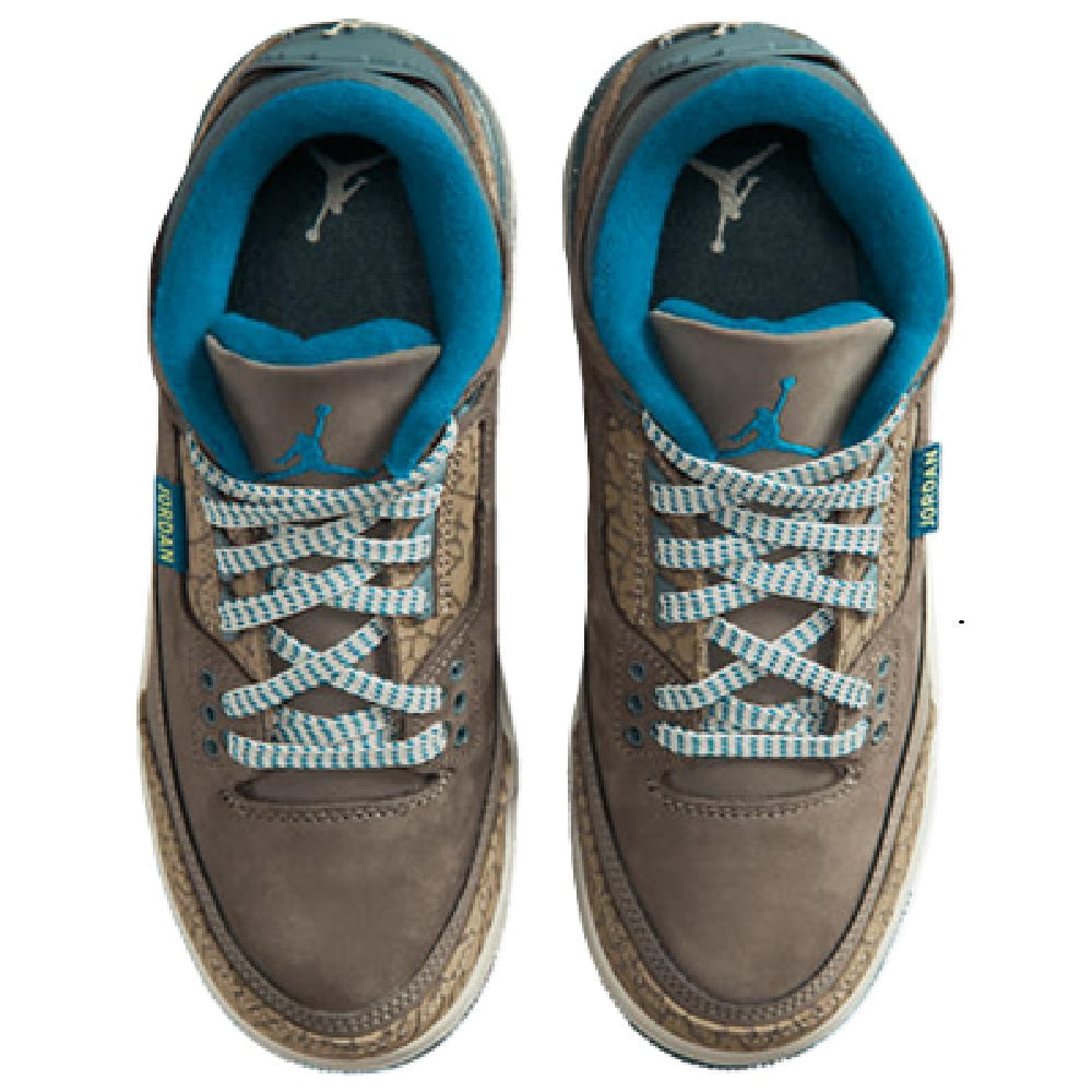 Big Kid's Jordan 3 Retro Olive Grey/Green Abyss-Khaki (IB7066 001)