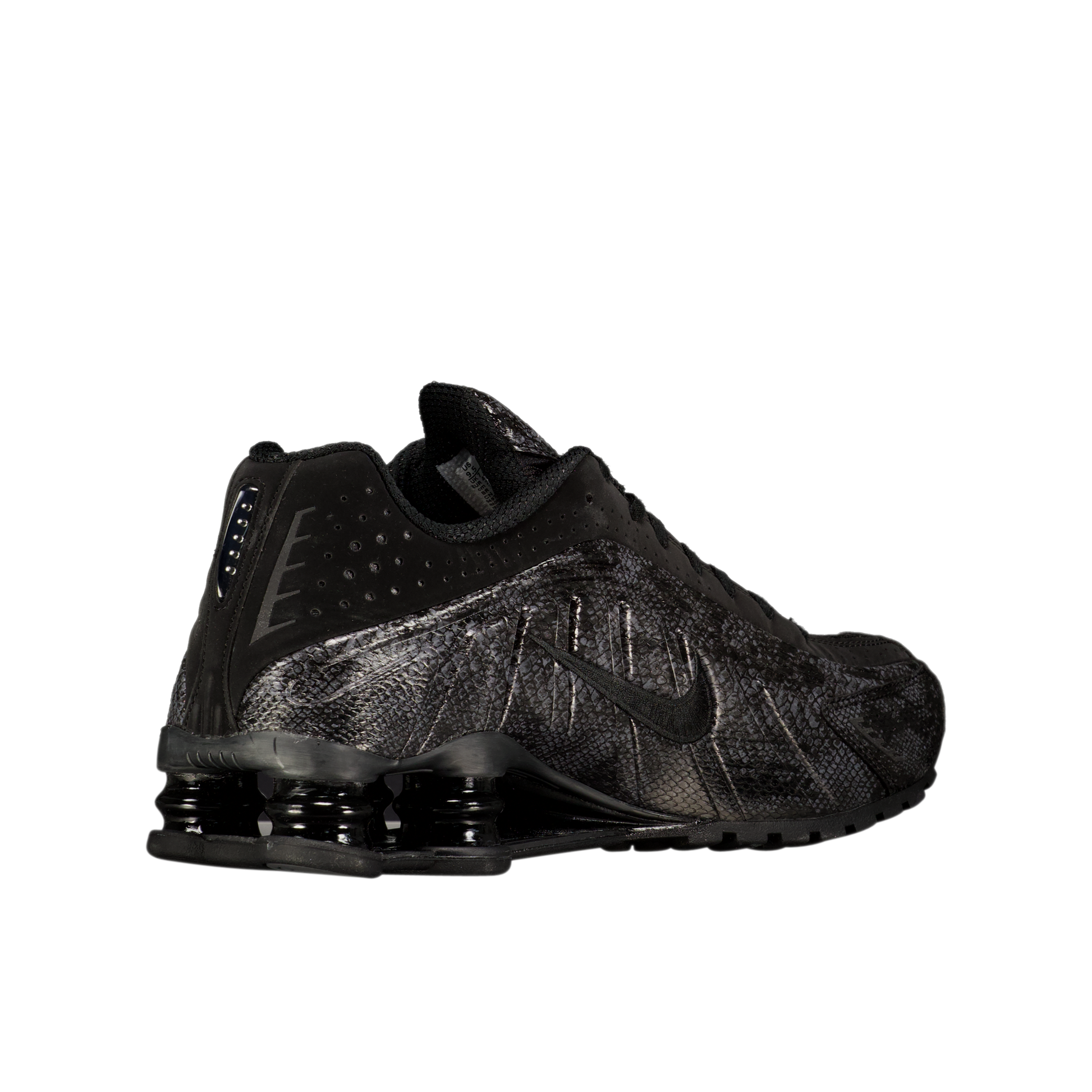 W Nike Shox R4 Print 'Black Snakeskin'