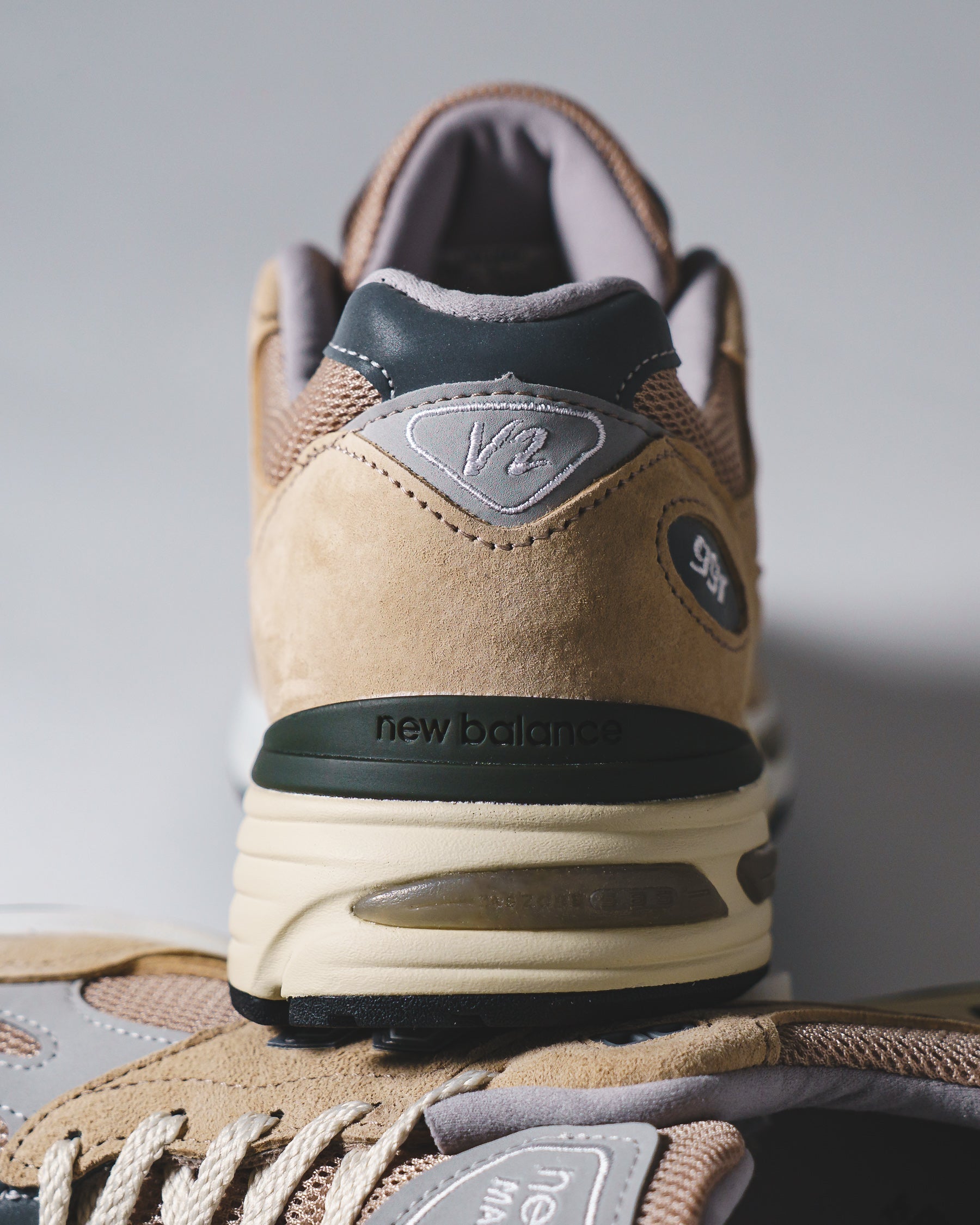 New Balance Unisex Made in UK 991v2 Cuban Sand U991BE2